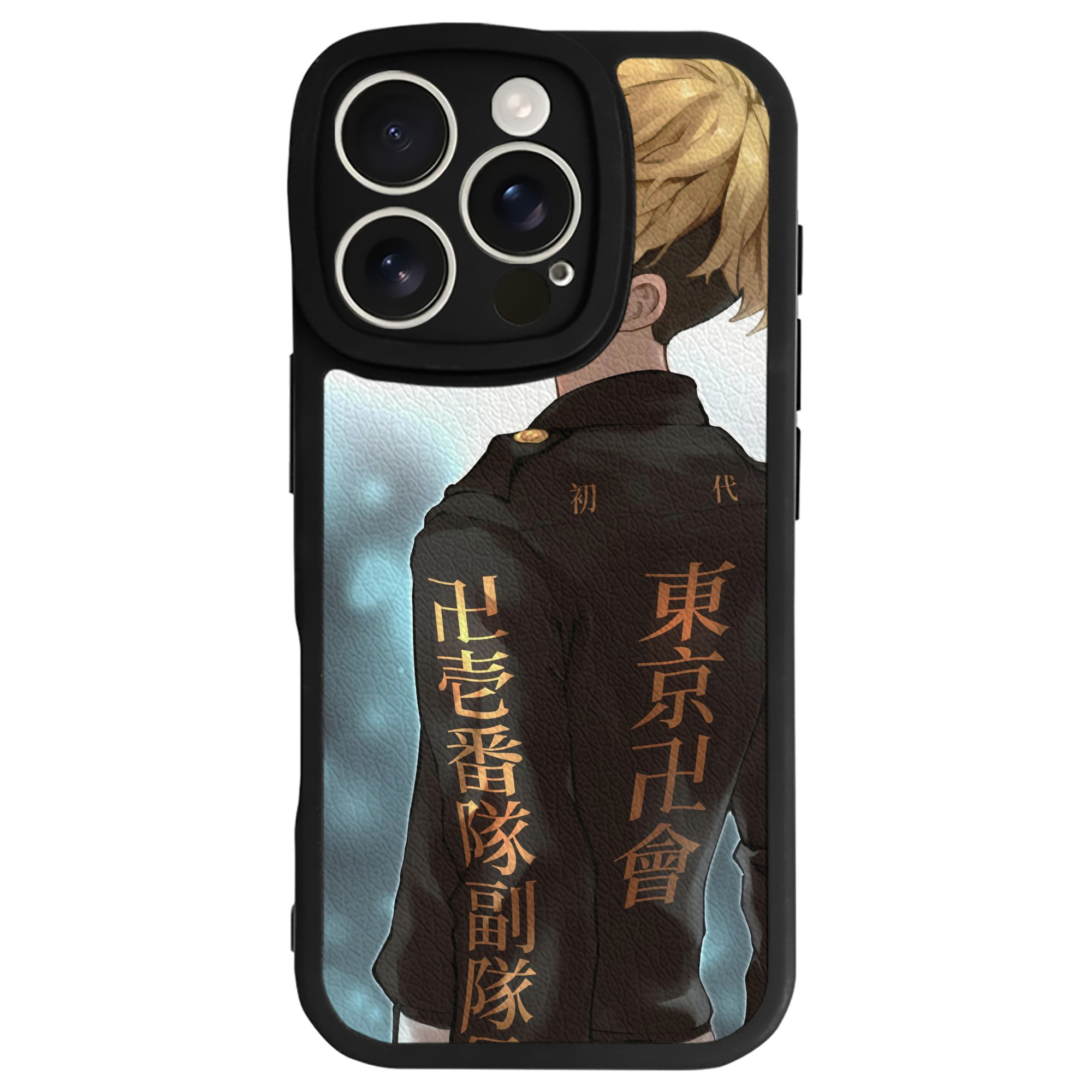 （画像用） 東京リベンジャーズ Tokyo Revengers 【iPhone 16シリーズ対応】シリコンスマホケース（レザー調） 材質：シリコン